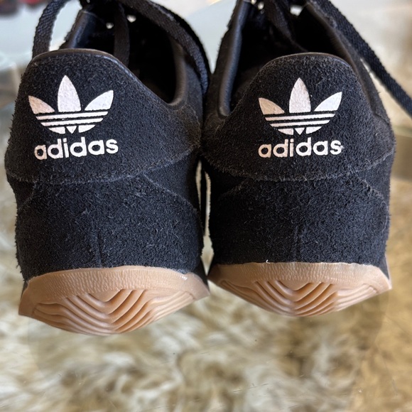 Khaite X Adidas Women’s Black Suede Sneakers with Gum Sole 8.5 - Picture 3 of 7